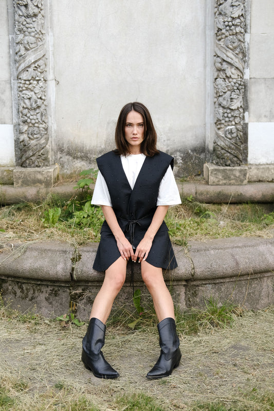 Жилетка зі стразами